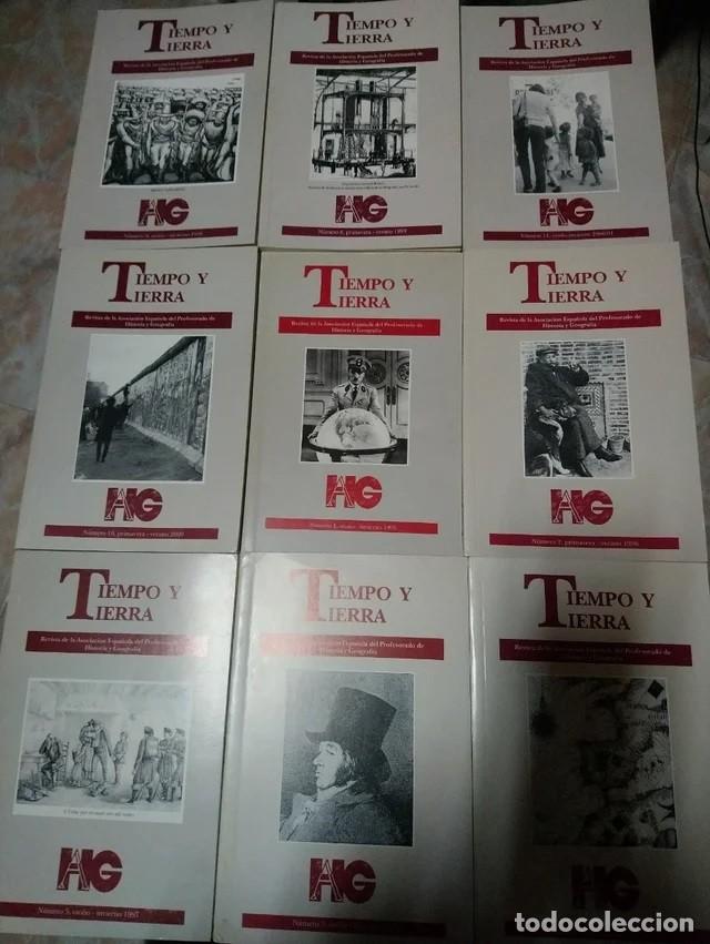 Libros de segunda mano: Tiempo y Tierra. - 9 Vol&uacute;menes. - Foto 1