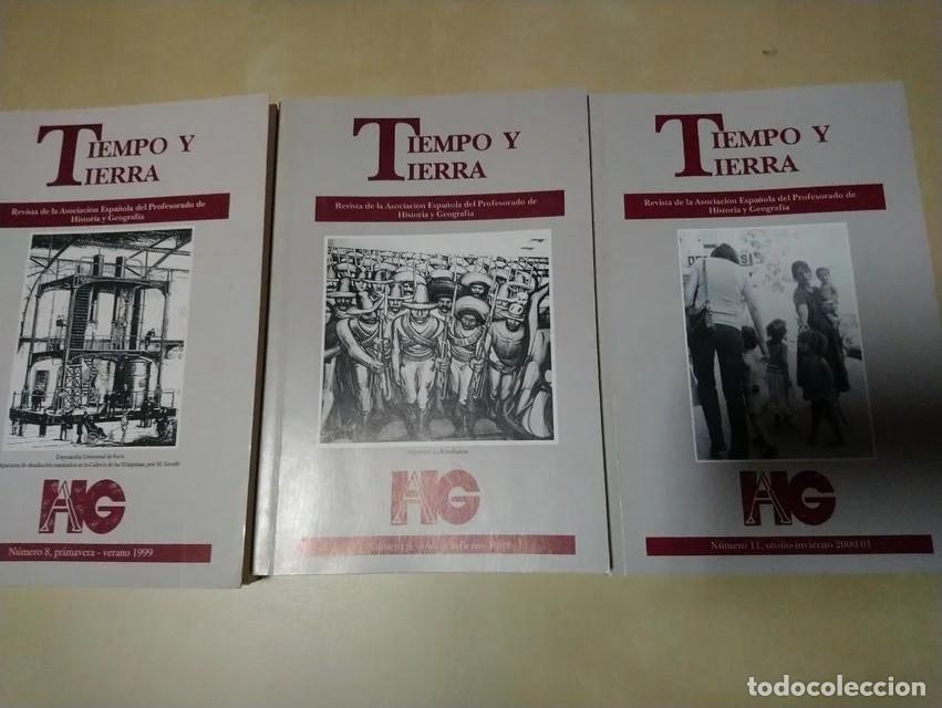 Libros de segunda mano: Tiempo y Tierra. - 9 Vol&uacute;menes. - Foto 2