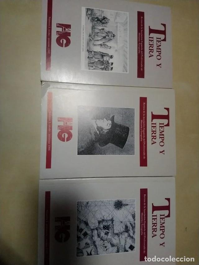 Libros de segunda mano: Tiempo y Tierra. - 9 Vol&uacute;menes. - Foto 3