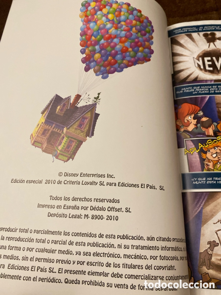 Libros de segunda mano: UP. DISNEY. EL PA&Iacute;S. - Foto 3