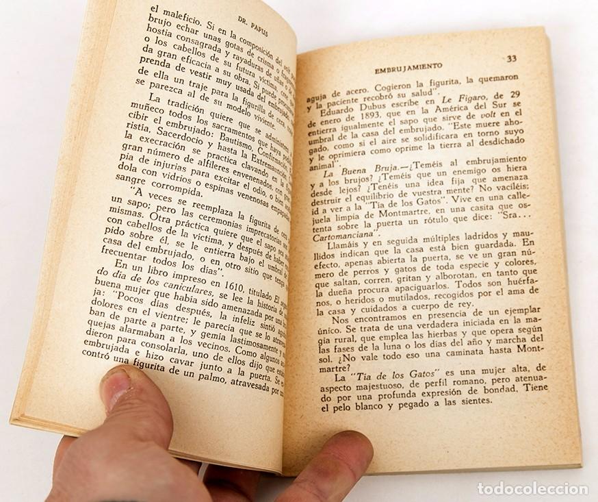 Libros de segunda mano: EMBRUJAMIENTO - DOCTOR PAPUS - 1974 - Foto 5