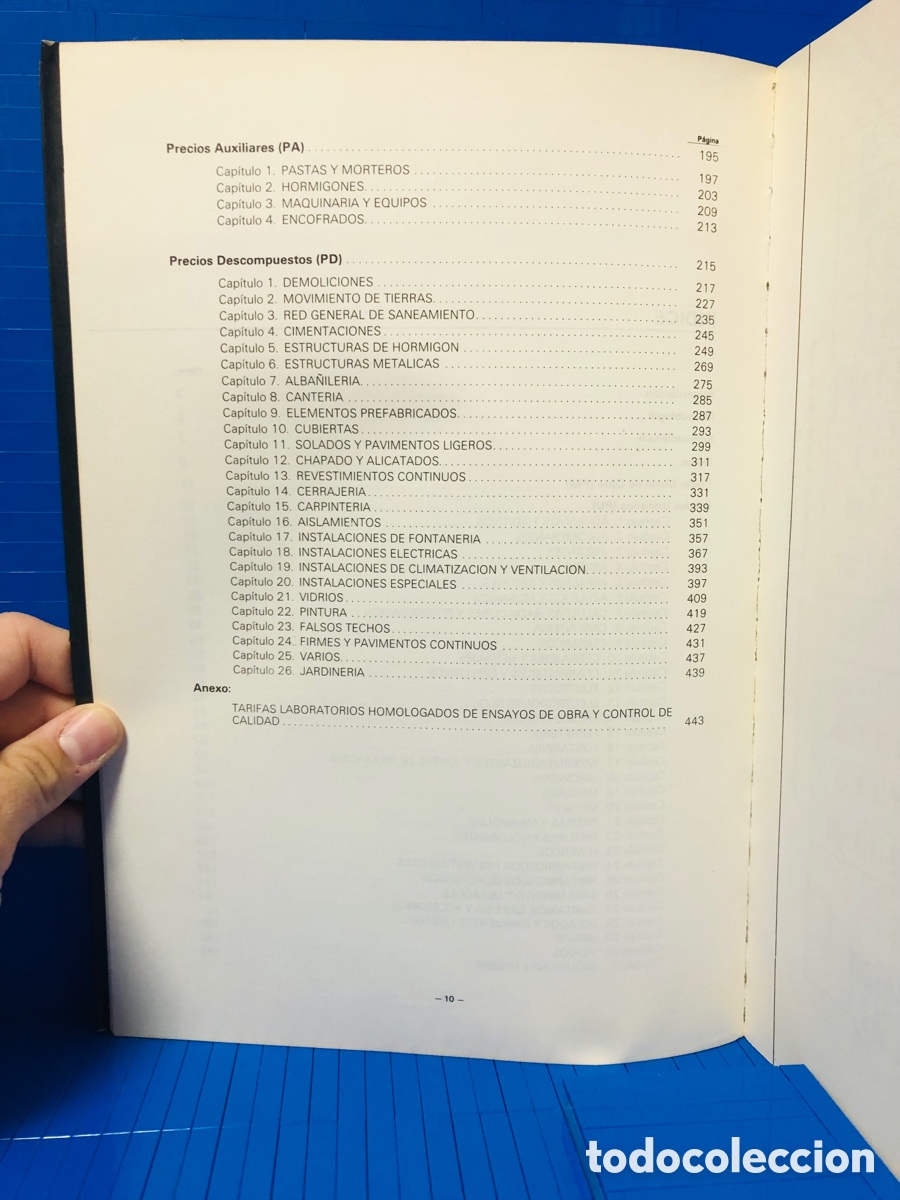 Libros de segunda mano: CUADRO DE PRECIOS DE LA EDIFICACI&Oacute;N COMUNIDAD VALENCIANA - 85 COAV 1985 - Foto 6