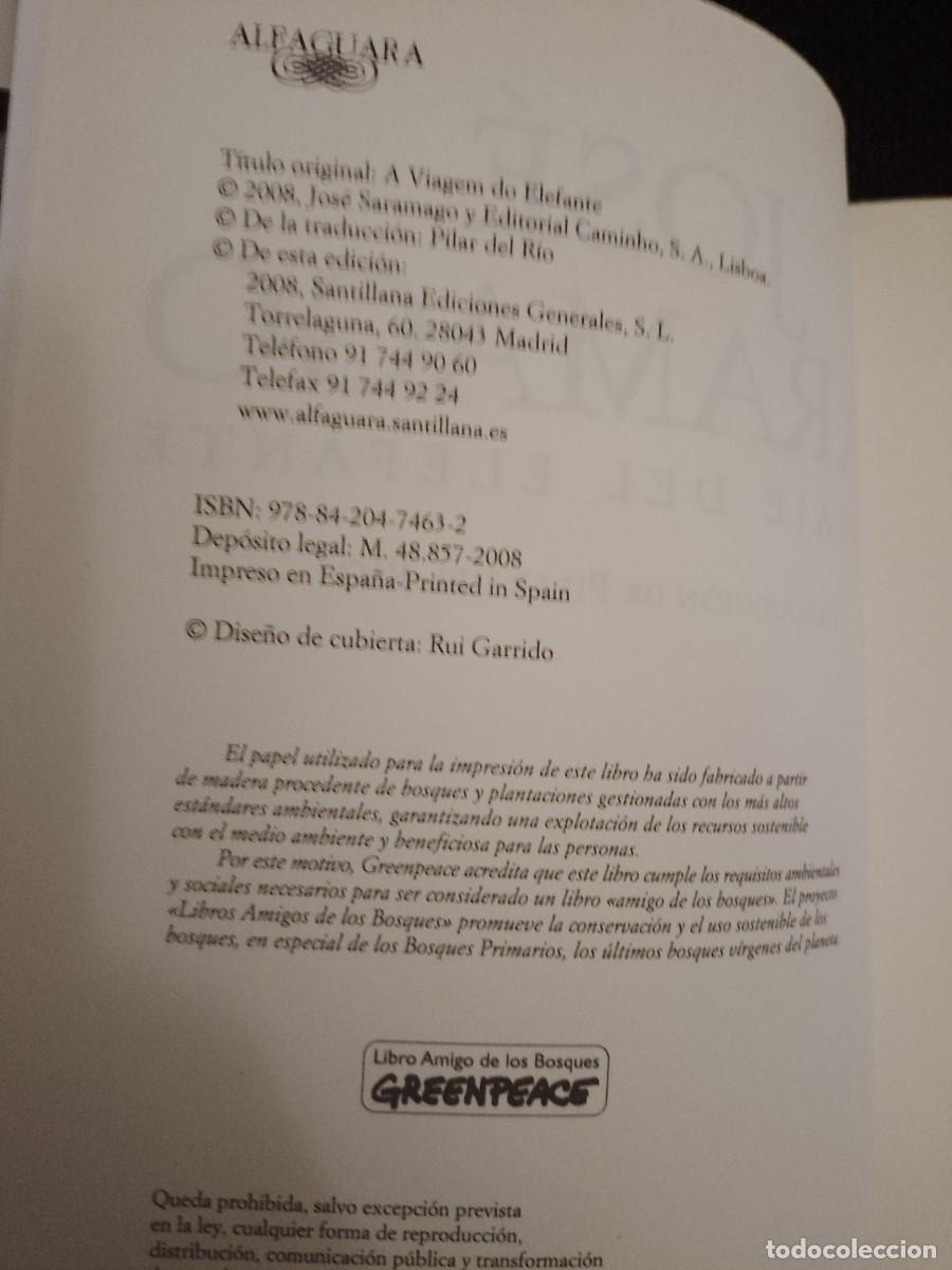 Libros de segunda mano: EL VIAJE DEL ELEFANTE - Foto 4