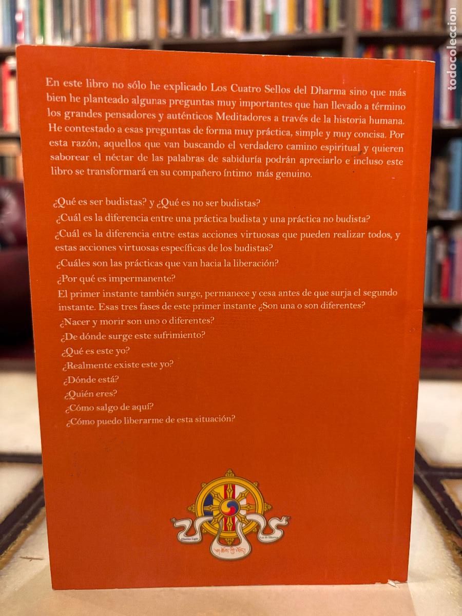 Libros de segunda mano: Los cuatro sellos del Dharma - Foto 2