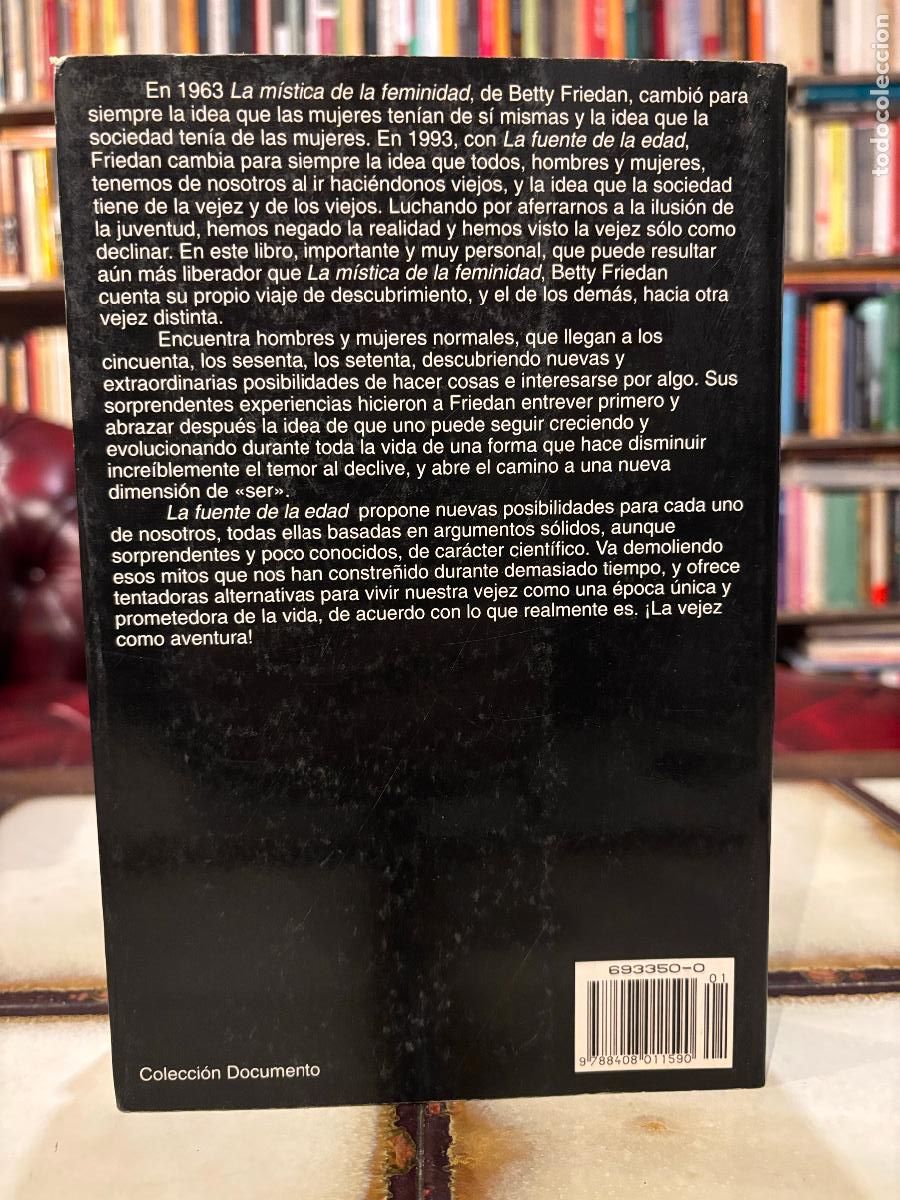Libros de segunda mano: La fuente de la edad. Betty Friedan - Foto 2