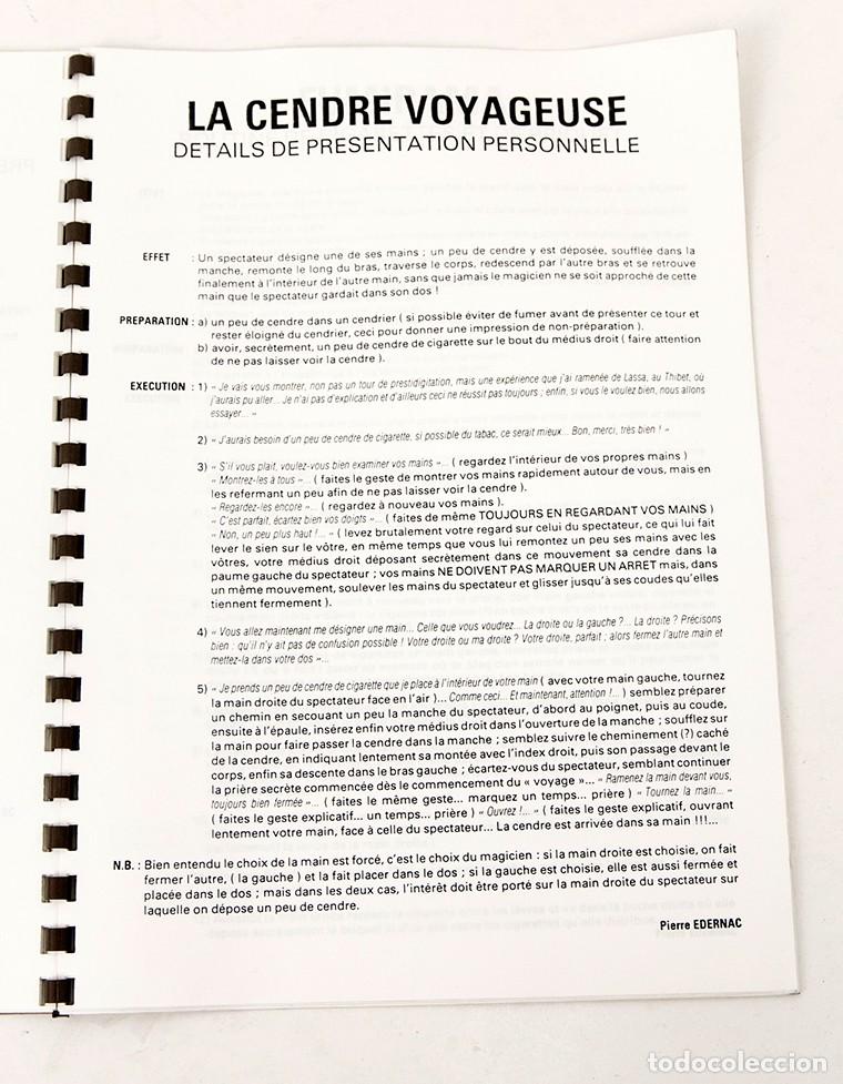 Libros de segunda mano: PIERRE EDERNAC - MAGO - MAGIC AT YOUR TABLE - PRESTIDIGITACI&Oacute;N - Foto 6