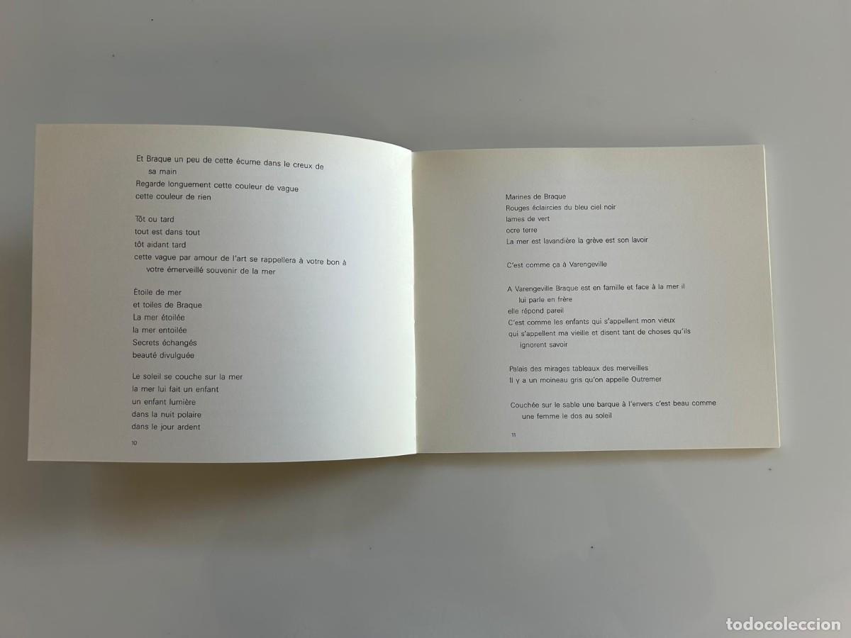 Libros de segunda mano: GEORGES BRAQUE. JACQUES PR&Eacute;VERT. VARENGE VILLE - Foto 7