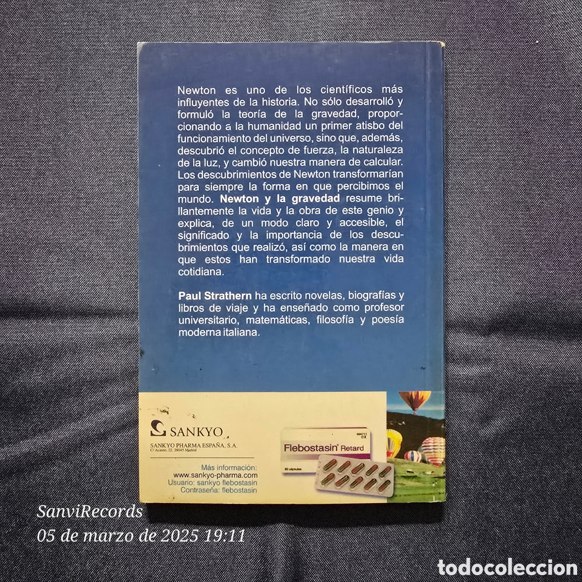 Libros de segunda mano: NEWTON Y LA GRAVEDAD (PAUL STRATHERN) - Foto 2