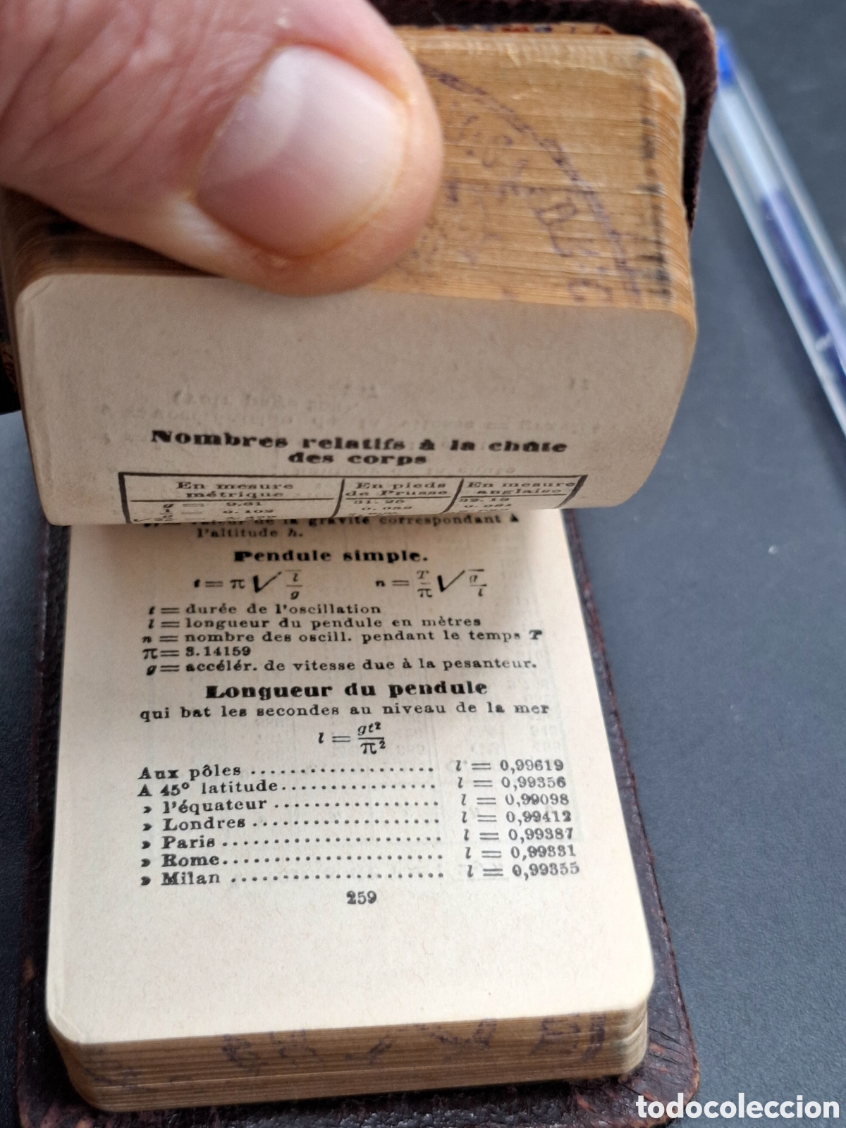 Libros de segunda mano: Libro miniatura en franc&eacute;s memorial technique universel. Par&iacute;s 1905. - Foto 11