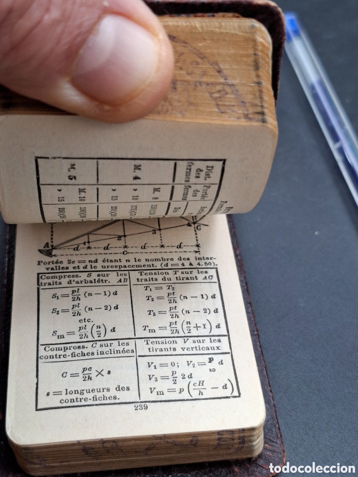 Libros de segunda mano: Libro miniatura en franc&eacute;s memorial technique universel. Par&iacute;s 1905. - Foto 12