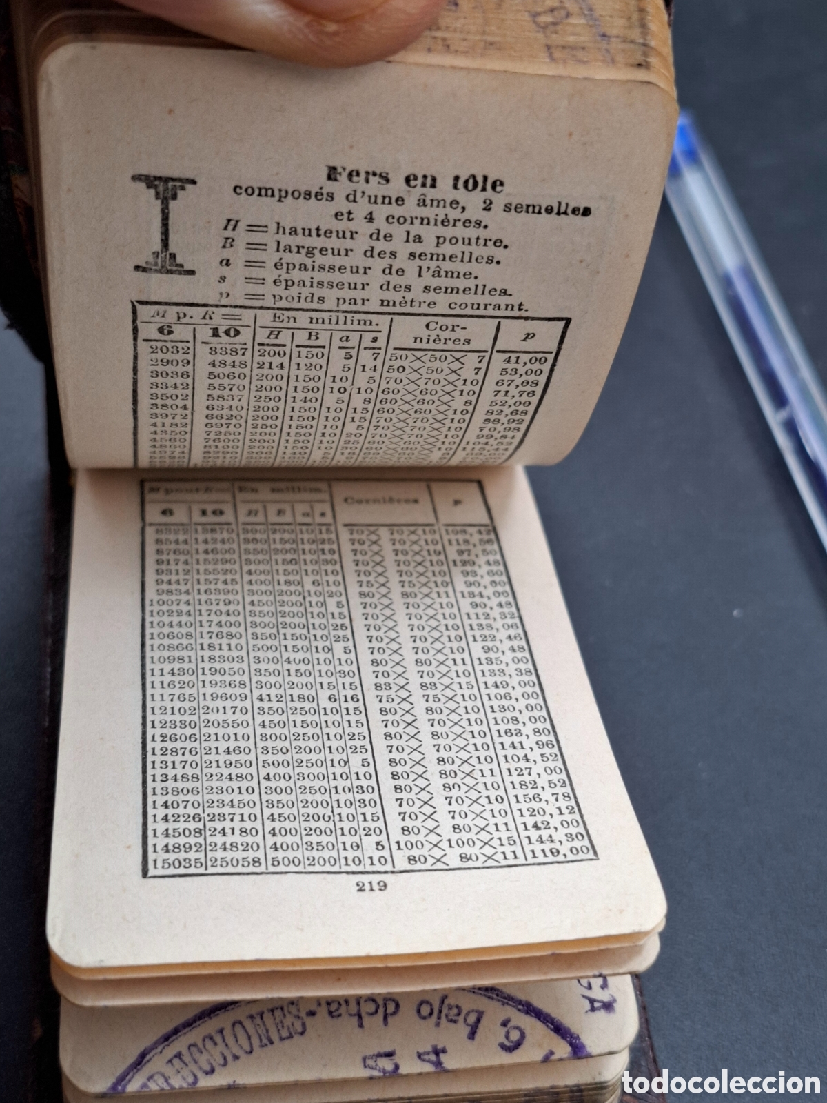 Libros de segunda mano: Libro miniatura en franc&eacute;s memorial technique universel. Par&iacute;s 1905. - Foto 13