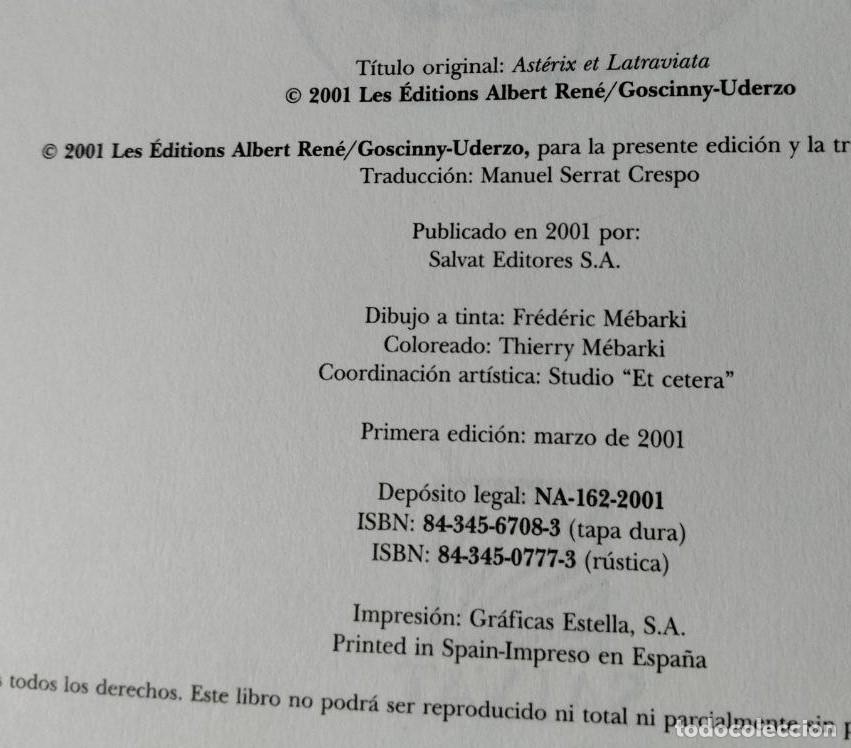 Libros de segunda mano: Ast&eacute;rix y Latraviata - UDERZO, Albert - Foto 3