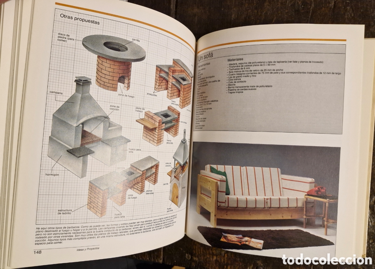 Libros de segunda mano: BRICOLAJE PR&Aacute;CTICO, IDEAS Y PROYECTOS. T.4. Planeta - Foto 3
