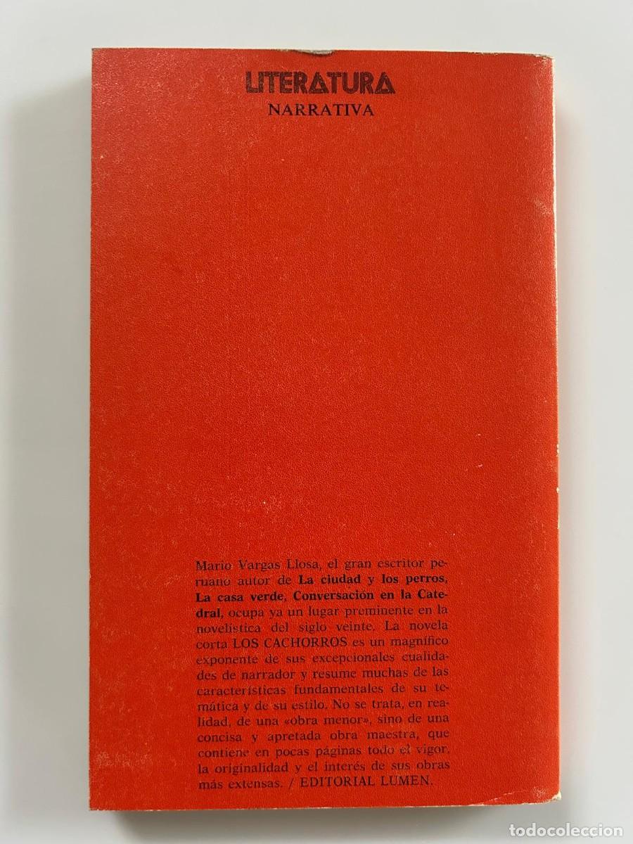 Libros de segunda mano: LOS CACHORROS. MARIO VARGAS LLOSA - Foto 2