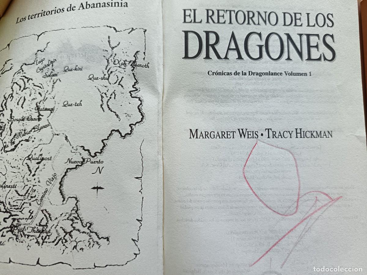 Libros de segunda mano: DRAGONLANCE. CR&Oacute;NICAS DE LA DRAGONLANCE - Foto 2