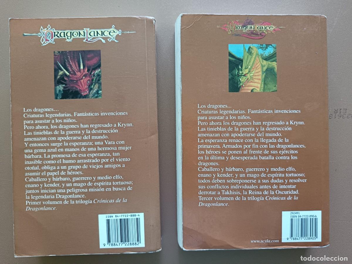 Libros de segunda mano: DRAGONLANCE. CR&Oacute;NICAS DE LA DRAGONLANCE - Foto 3