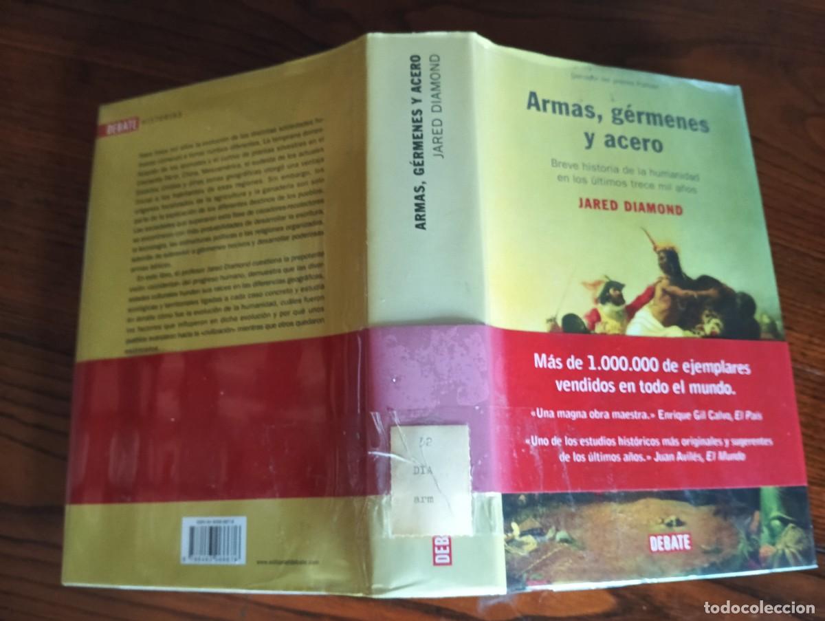 Libros de segunda mano: ARMAS, GERMENES Y ACERO.-JARED DIAMOND. - Foto 2