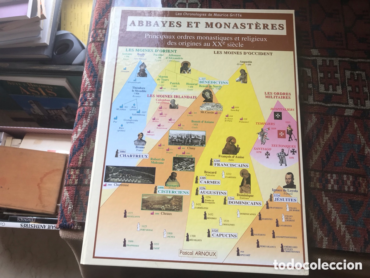 Libros de segunda mano: Abbayes et Monast&egrave;res. Les Chronologies de Maurice Griffe - Foto 1