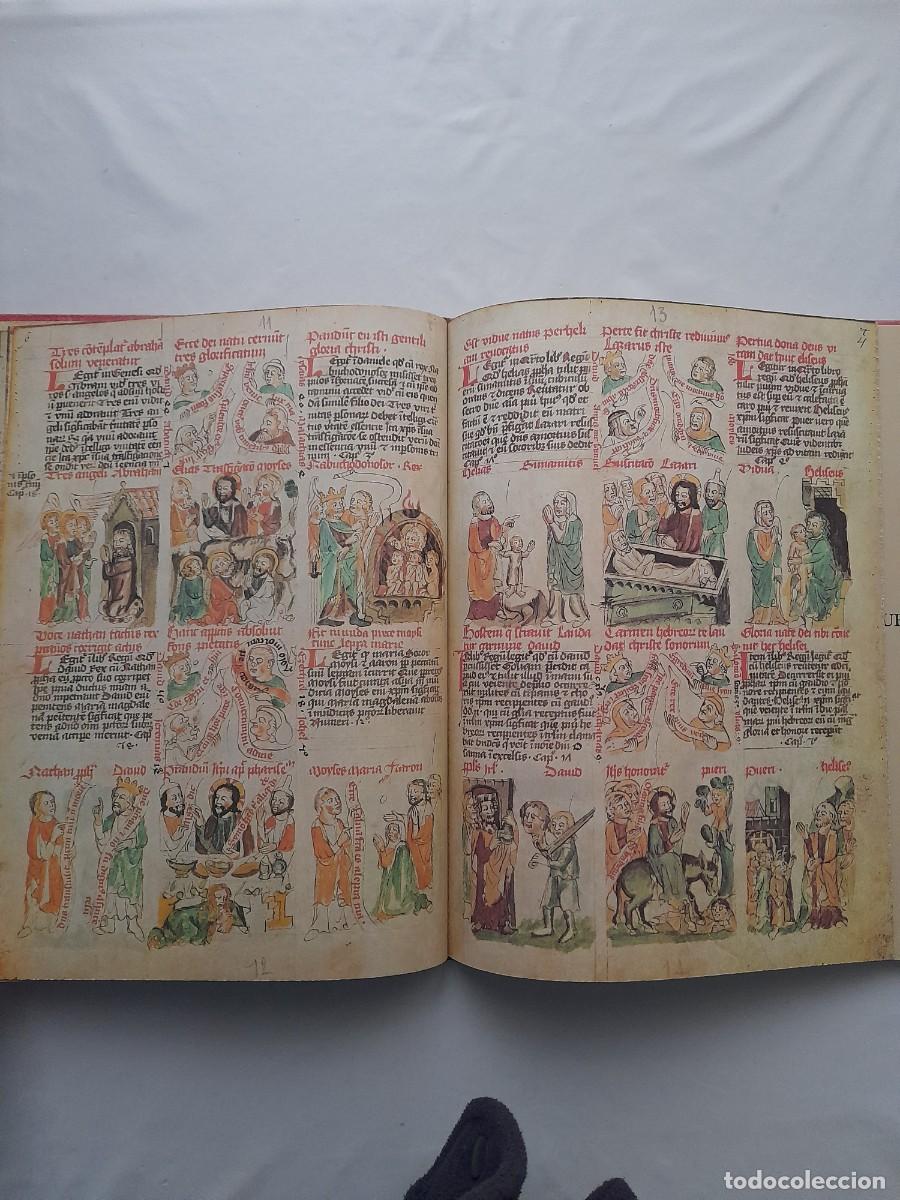 Libros de segunda mano: Facs&iacute;mil de la Biblia de los Pobres - Foto 2