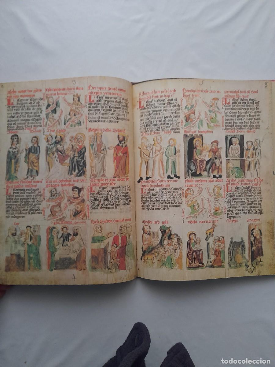 Libros de segunda mano: Facs&iacute;mil de la Biblia de los Pobres - Foto 3