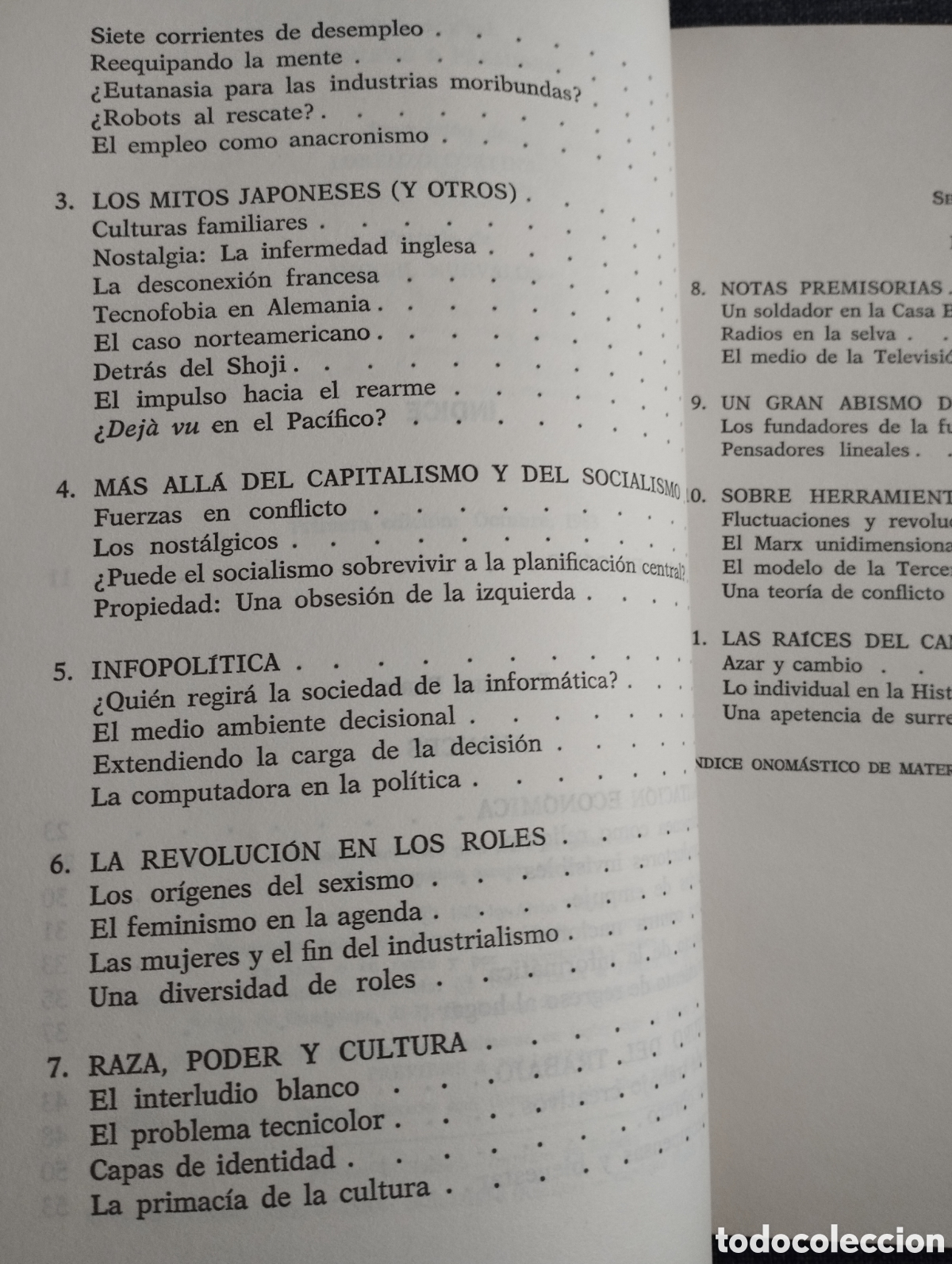 Libros de segunda mano: AVANCES Y PREMISAS (ALVIN TOFFLER) - Foto 4