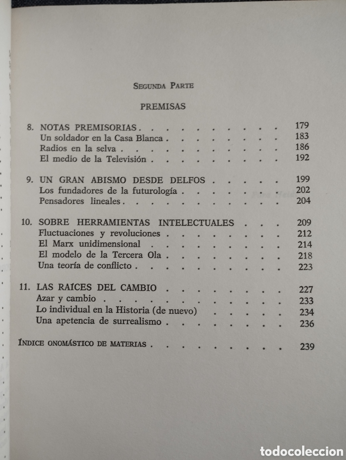Libros de segunda mano: AVANCES Y PREMISAS (ALVIN TOFFLER) - Foto 5