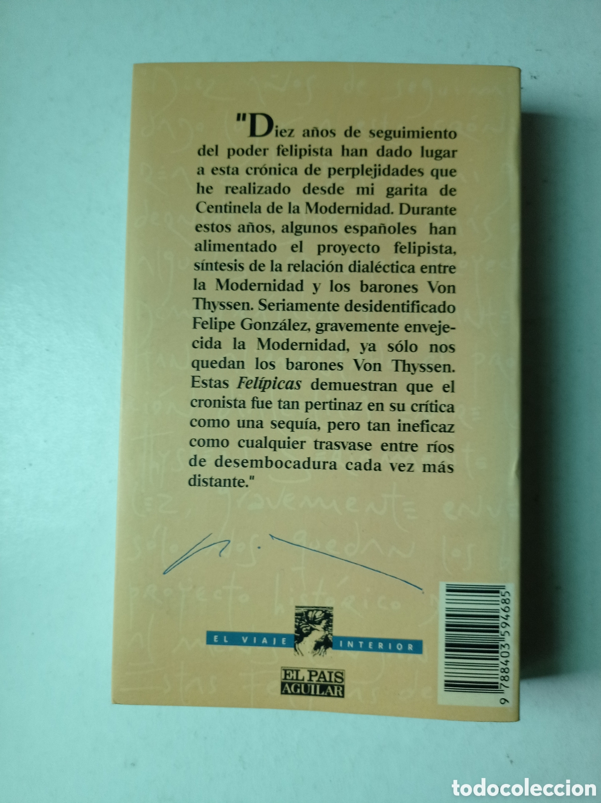 Libros de segunda mano: Fel&iacute;picas. Manuel V&aacute;zquez Montalb&aacute;n. - Foto 2