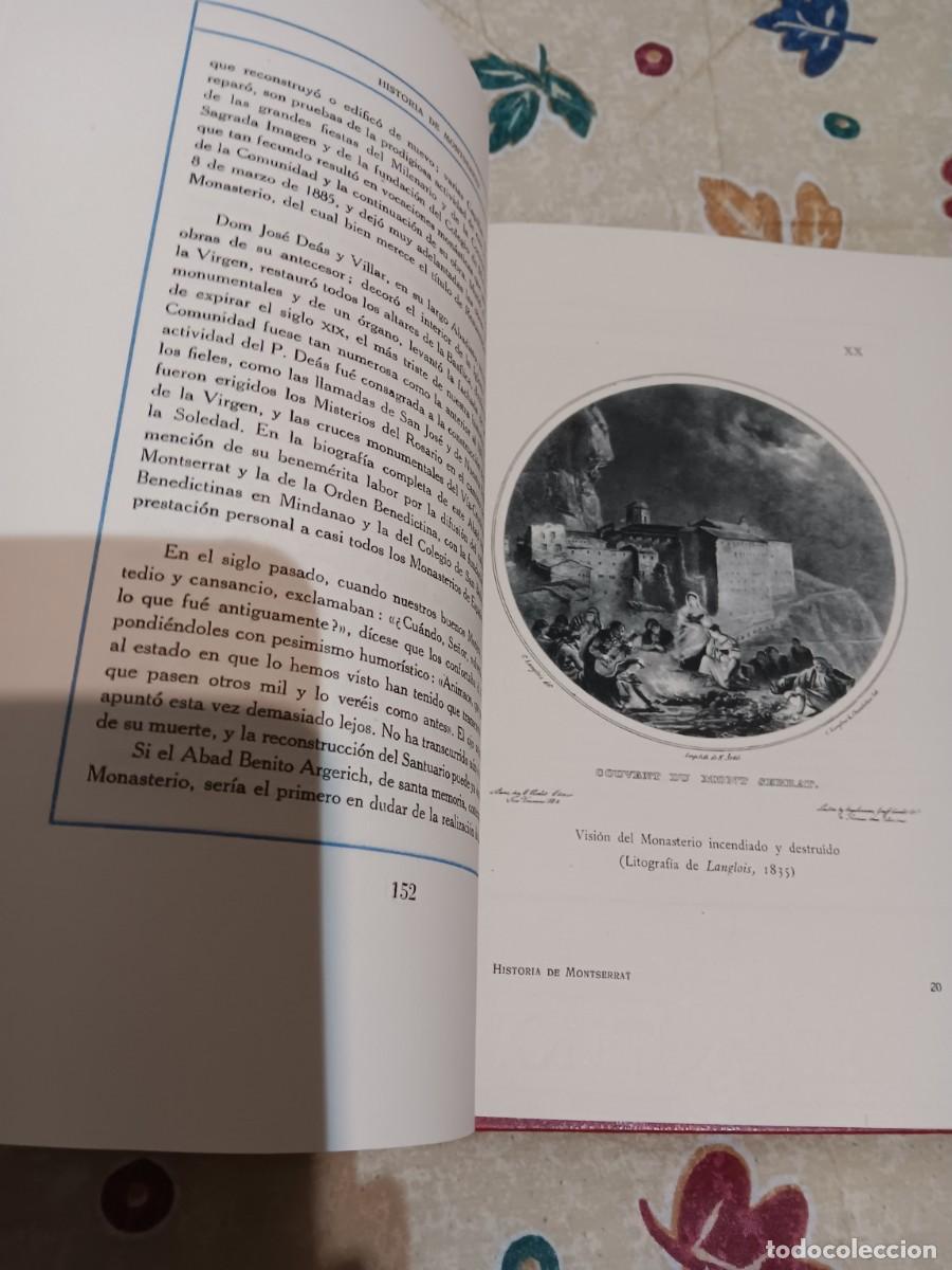Libros de segunda mano: Historia de Montserrat A.M.Albareda dedicado - Foto 9