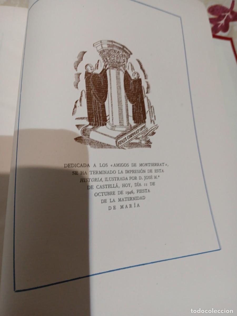 Libros de segunda mano: Historia de Montserrat A.M.Albareda dedicado - Foto 11