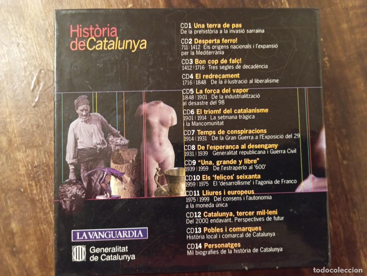 Libros de segunda mano: HISTORIA DE CATALUNYA EN 14 CD-ROM - LA VANGUARDIA - Foto 2