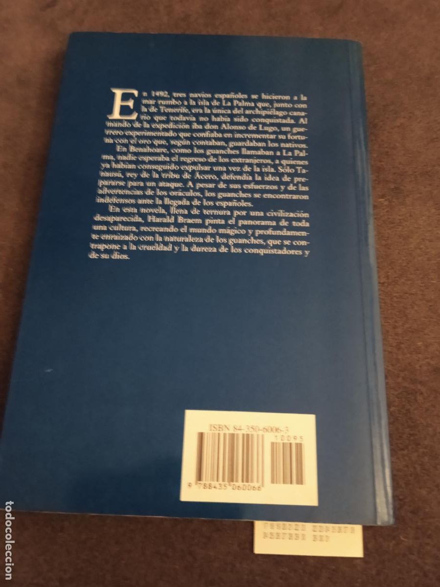 Libros de segunda mano: TANAUSU. EL ULTIMO REY DE LOS GUANCHES. HARALD BRAEM. EDHASA - Foto 8
