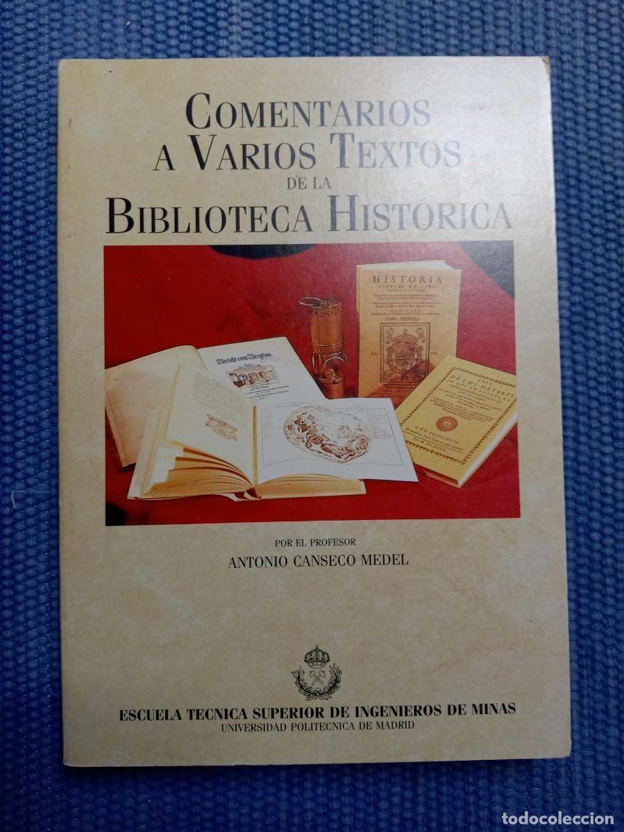 Libros de segunda mano: Comentarios a varios textos de la Biblioteca Hist&oacute;rica - Foto 1