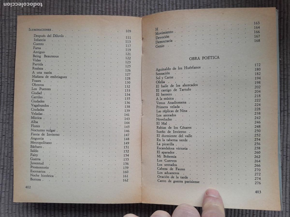 Libros de segunda mano: RIMBAUD OBRA COMPLETA. PROSA Y VERSO EDICION BILING&Uuml;E. EDICIONES 29, 1977. - Foto 6