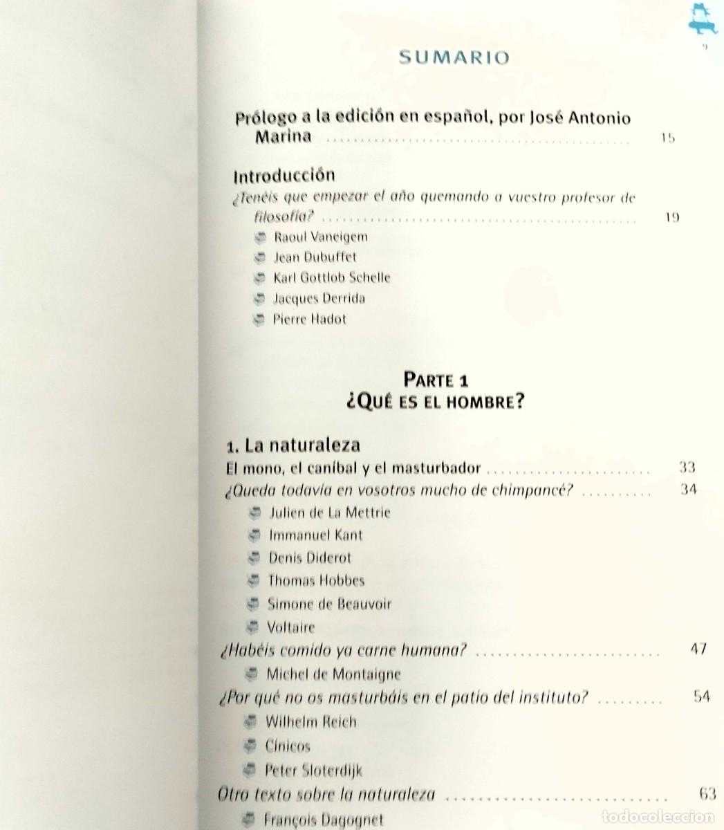 Libros de segunda mano: Michel Onfray, Antimanual de filosof&iacute;a, EDAF 2005, - Foto 3