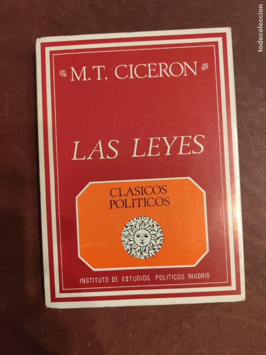 Libros de segunda mano: M.T. Cicer&oacute;n. LAS LEYES. Pr&oacute;logo de &Aacute;lvaro D&rsquo;Ors. - Foto 2