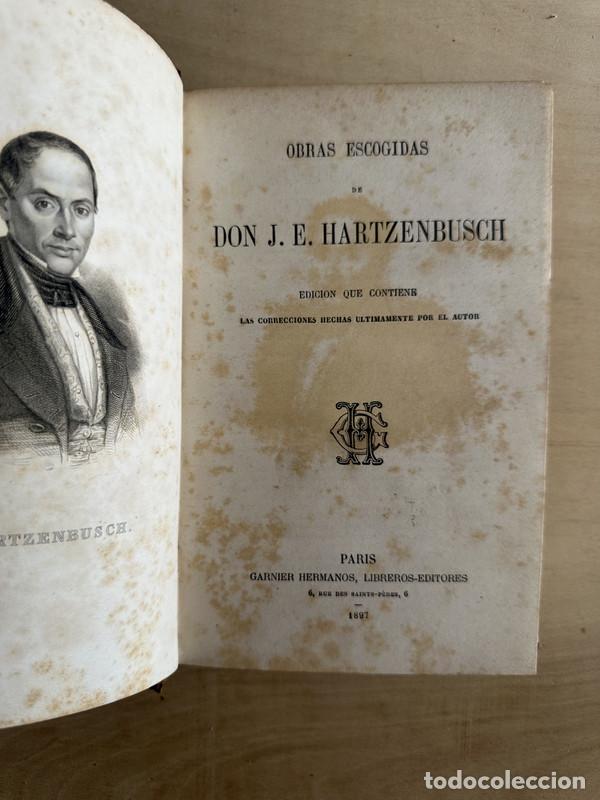 Libros de segunda mano: Obras escogidas - Hartzenbusch J. E. - Foto 1