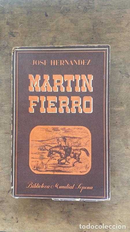 Libros de segunda mano: Martin Fierro - Hernandez Jose - Foto 1