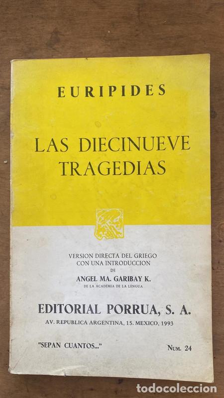 Libros de segunda mano: Las diecinueve tragedias - Euripides - Foto 1