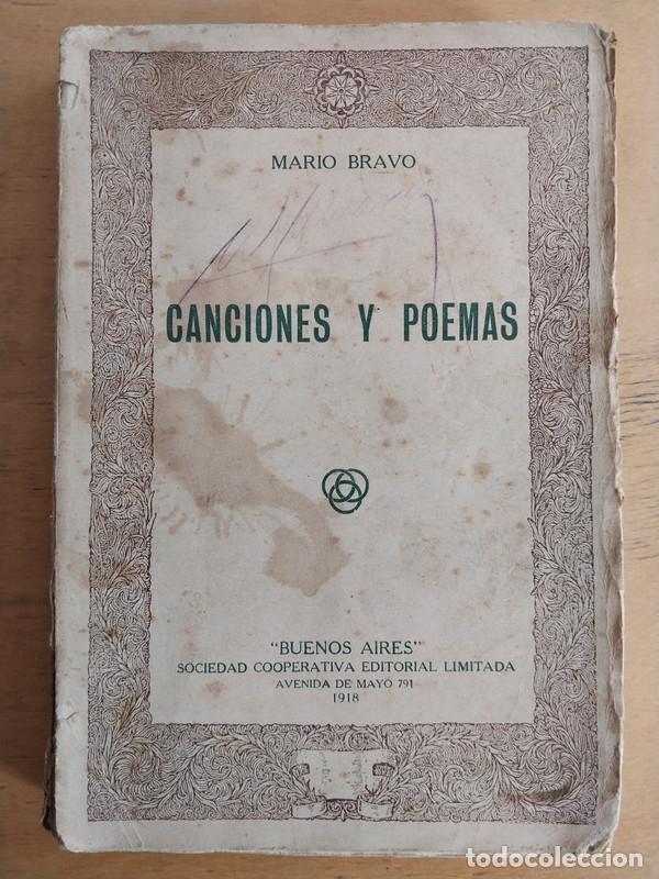 Libros de segunda mano: Canciones y poemas - Bravo Mario - Foto 1