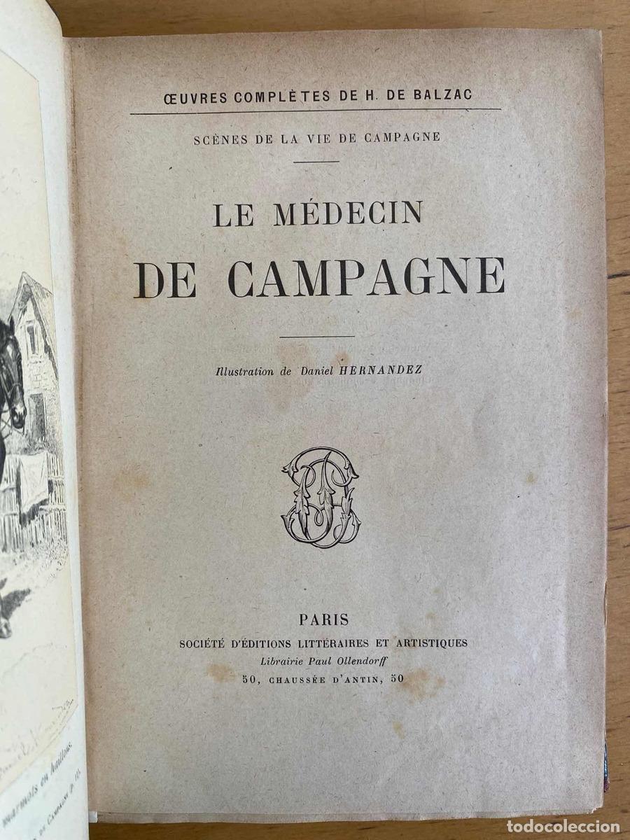Libros de segunda mano: Le medecin de campagne - de Balzac - Foto 1