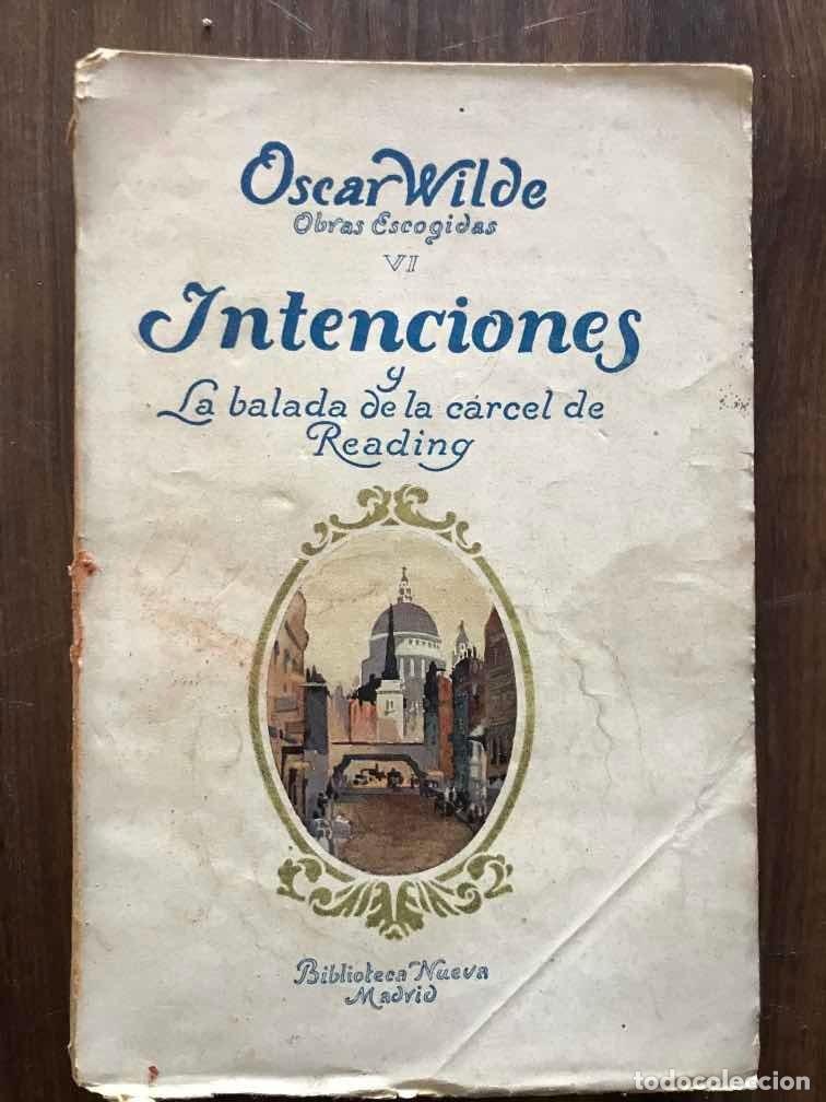 Libros de segunda mano: Intenciones y la balada de la carcel de Reading - Oscar Wilde - Foto 1