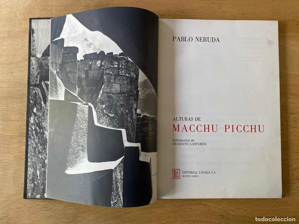 Libros de segunda mano: Alturas de Macchu Picchu - Neruda Pablo - Foto 1