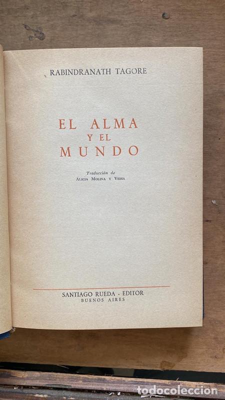 Libros de segunda mano: El alma y el mundo - Rabindranath Tagore - Foto 1