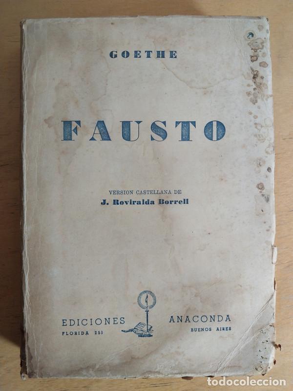 Libros de segunda mano: Fausto - Goethe - Foto 1