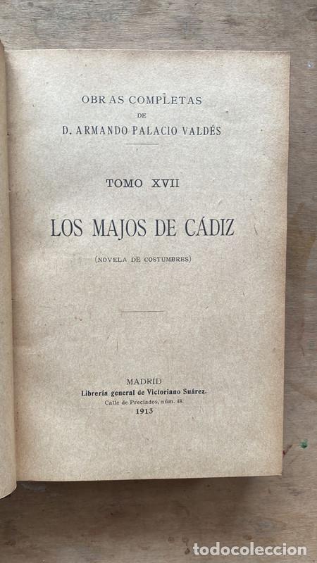 Libros de segunda mano: Los Majos de Cadiz - Armando Palacio Valdes - Foto 1