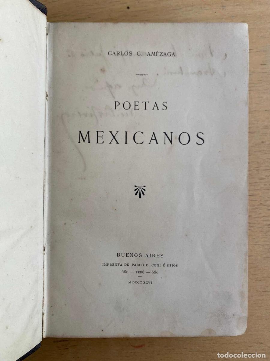Libros de segunda mano: Poetas mexicanos - Amezaga Carlos G. - Foto 1