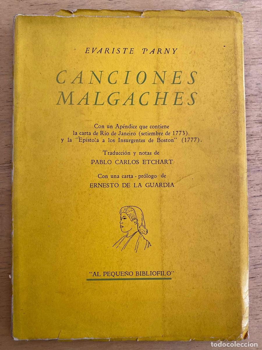 Libros de segunda mano: Canciones malgaches - Evariste Parny - Foto 1