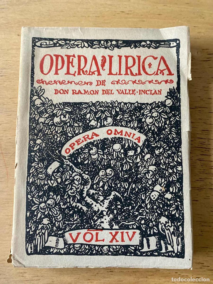 Libros de segunda mano: Opera lirica - Del Valle Inclan (y1) - Foto 1