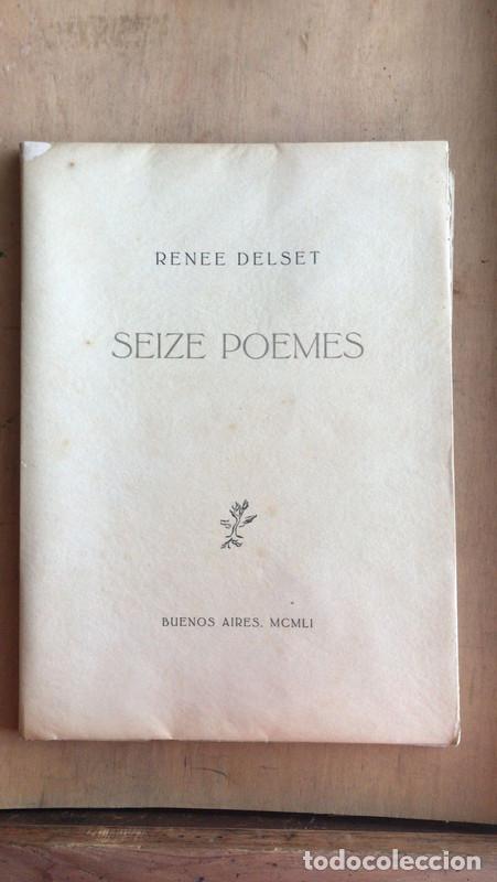 Libros de segunda mano: Seize Poemes - Delset Renee - Foto 1