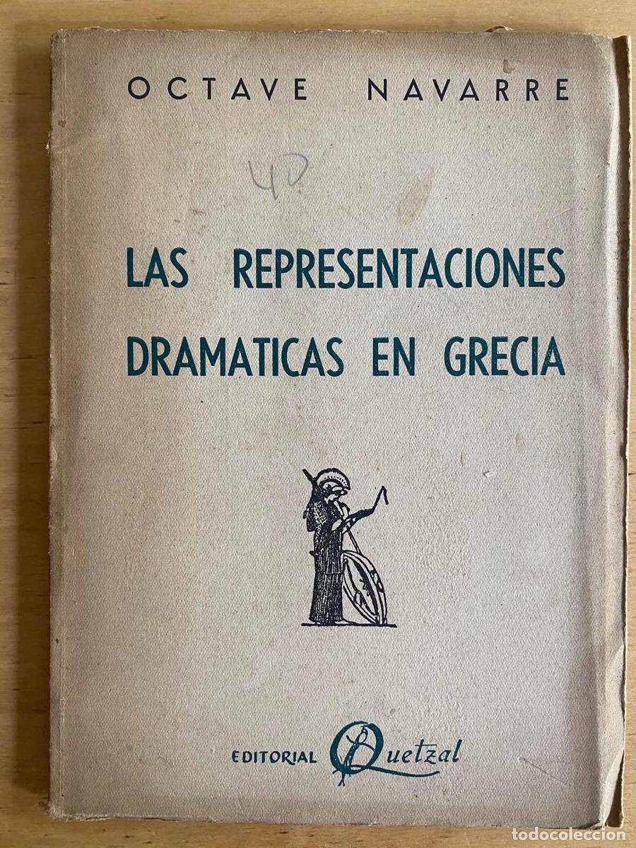 Libros de segunda mano: Las representaciones dramaticas en grecia - Navarre Octave - Foto 1